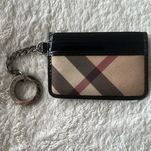 Burberry Card Holder Keychain